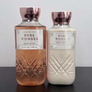 Bath & Body Works Pure Wonder Body Lotion and Body Wash